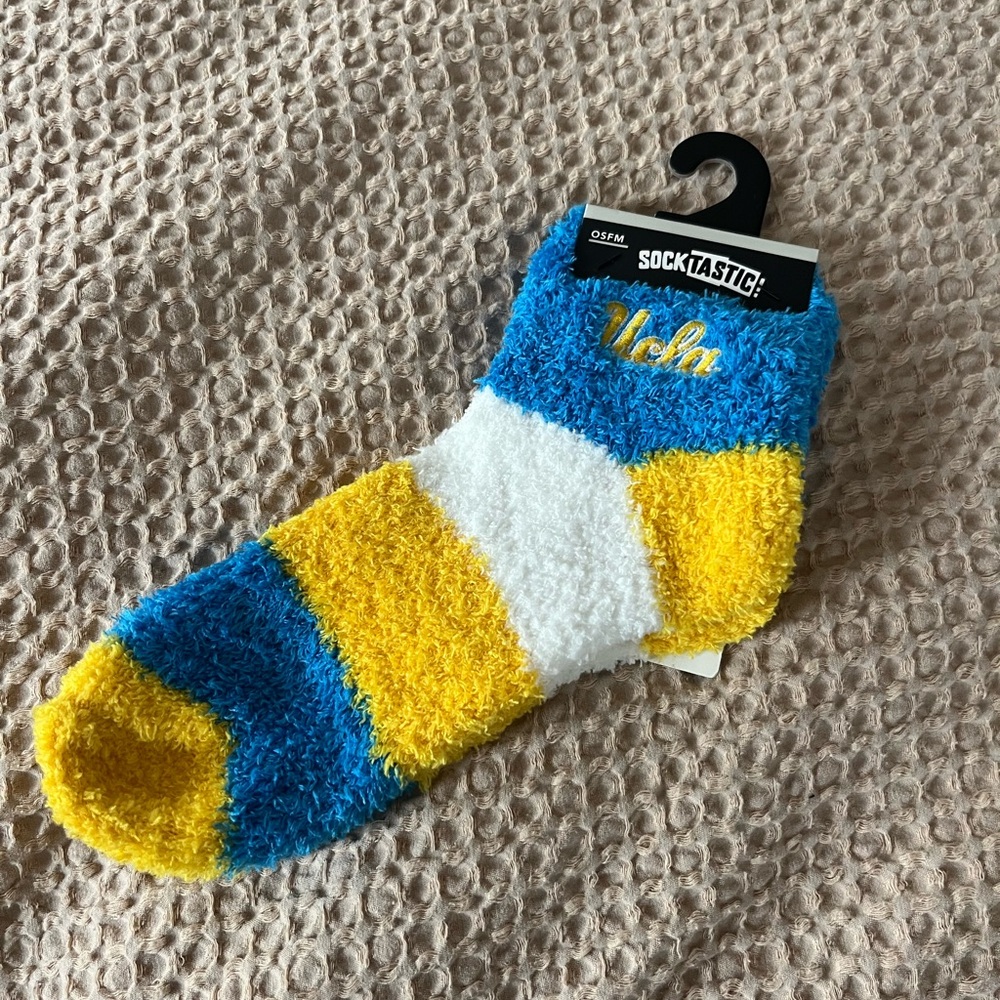 Blue and Yellow Cozy Casual Socks